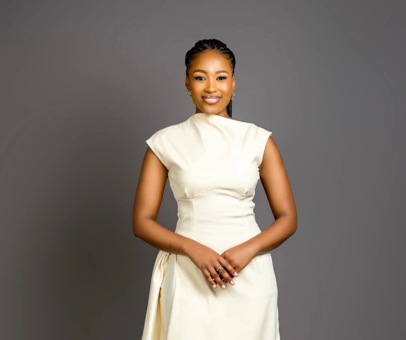 Khanyi M, founder and creative director of Grace Blooms